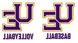 UE Baseball and UE Volleyball logos